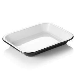 Grace Schale, 28 x 23 x 4,5 cm, 1,9 ltr., Emaille