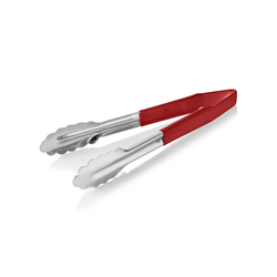 Was Germany HACCP Universalzange HACCP TONGS, 23 cm, rot, Chromstahl 18/0