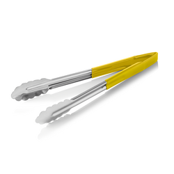 Was Germany HACCP Universalzange HACCP TONGS, 30 cm, gelb, Chromstahl 18/0