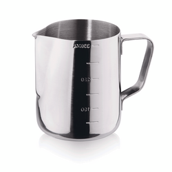 Was Germany Gießer, 0,6 ltr., Ø 7,5 cm, Höhe 11 cm, beidseitige Skalierung, Chromnickelstahl