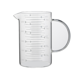 Was Germany Messbecher, Ø 10 cm, 1,0 ltr., mit 50 ml Skalierung, Borosilikatglas