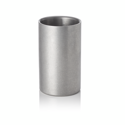 Was Germany Flaschenkühler, Ø 12 cm, Höhe 19 cm, vintage, doppelwandig, Chromnickelstahl, PVD Beschichtung