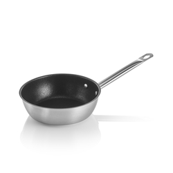 Was Germany Sauteuse COOKWARE 21 mit Antihaftbeschichtung, Ø 16 cm, 0,75 ltr., Chromnickelstahl 18/10