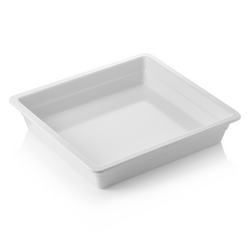 Was Germany GN Behälter GN 65 WHITE 2/3-065 mm, weiß, Melamin