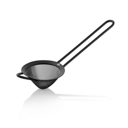 Nocturn Feinmaschiges Sieb, Ø 9 cm, 25,5 cm, schwarz matt, Chromnickelstahl 18/8