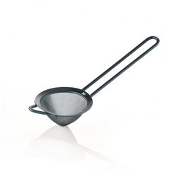 Nocturn Feinmaschiges Sieb, Ø 9 cm, 25,5 cm, blau matt, Chromnickelstahl 18/8