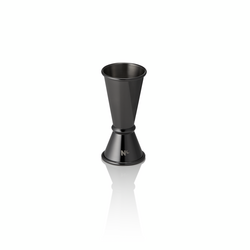 Nocturn Jigger Japanese Style, 2/4 cl, Ø 4,5 cm, Höhe 9 cm, gun metal, Chromnickelstahl 18/8