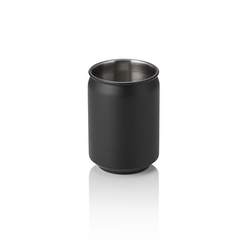 Nocturn Cup, 0,35 ltr., Ø 7 cm, Höhe 10,5 cm, schwarz matt, Chromnickelstahl 18/8