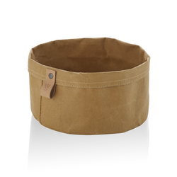 Was Germany Brottasche CRAFT & CRUMBLE, Ø 20 cm, Höhe 13 cm, khaki, Kraft Paper