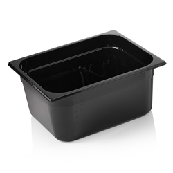 Was Germany GN Behälter GN 96 BLACK 1/2-150 mm, schwarz, Polycarbonat