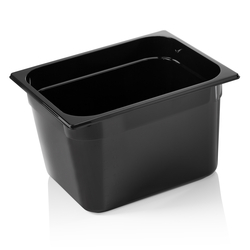 Was Germany GN Behälter GN 96 BLACK 1/2-200 mm, schwarz, Polycarbonat