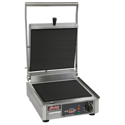 Neumärker Glaskeramik-Kontaktgrill Bistro | Geriffelte Grillplatten 