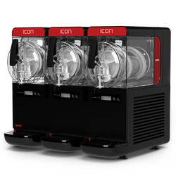 Ugolini Granitor® ICON 3/3 ETC Slush-Eismaschine Schwarz, Farbe: Schwarz, Ausführung: ICON 3/3 ETC