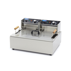 Maxima Gastro Fritteuse - 15 l - 1 Korb - Bis zu 3 kg Pommes