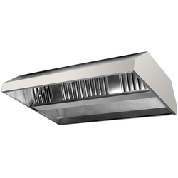 Prismafood Zentral-Deckenhaube trapezform 200x130 ohne Motor ohne Regler