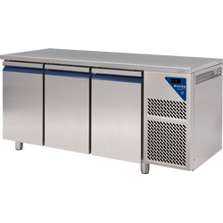 Prismafood Kühltisch 3 Türen Kapazität: 460 lt Temperatur: 0°C/+10°C