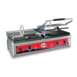 GMG Elektro-Doppel-Kontaktgrill KG2735DGG, oben glatt, unten glatt