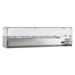 Prismafood Aufsatzvitrine 1500 Behälter: 7x1/4