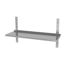 Hendi Wandablage einstellbar, einfach, mit 2 Halterungen, 800x300x(H)600mm