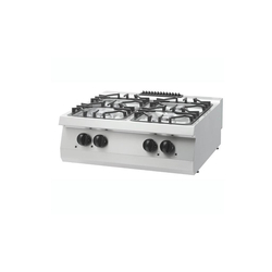 Maxima Gastro Heavy Duty Kochfeld - 4 Brenner - Doppeleinheit - 70 cm Tief - 30 kW - Gas
