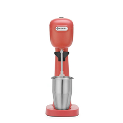 Hendi Milkshake Mixer BPA-frei - Design by Bronwasser, Rot, 230V/400W, 170x210x(H)485mm