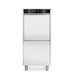 Hendi Geschirrspüler 50x60 für Tabletts und Töpfe – elektronisch gesteuert, mit Waschmitteldosiersystem und Ablaufpumpe, 400V/7100W, 595x777x(H)1335mm