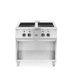 Hendi Induktionsherd mit 4 Kochfeldern, 400V/17000W, 800x720x(H)854mm