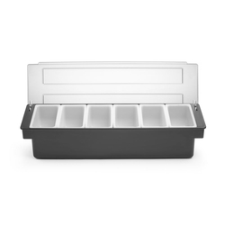 BarUp Zutatenbehälter – 6 Fächer, 480x150x(H)100mm
