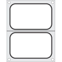 Hendi Matrize für Versiegelungsmaschine, zwei Behälter (178x113 mm)