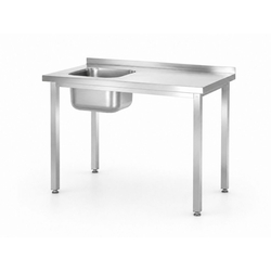 Hendi Spültisch, verschraubt, Kitchen Line, 1000x600x(H)850mm