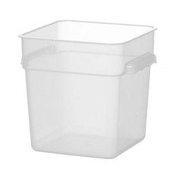 Hendi Lebensmittelbehälter mit Skala, 7,6L, 235x235x(H)230mm