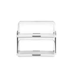 Hendi Rolltop-Display - doppelt, 380x260x(H)355mm