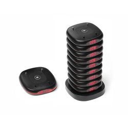 Hendi Restaurant-Pager – Set mit 10 Stück, 80x80x(H)100mm