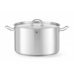 Hendi Kochtopf, mittel - mit Deckel, Kitchen Line, 15L, ⌀320x(H)190mm