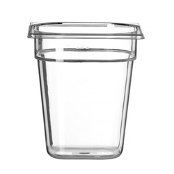 Hendi Gastronorm-Behälter 1/6, Profi Line, GN 1/6, 3,4L, Transparent, 176x162x(H)200mm