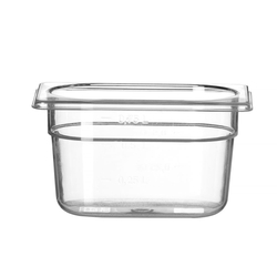 Hendi Gastronorm-Behälter 1/9, Profi Line, GN 1/9, 1L, Transparent, 176x108x(H)100mm