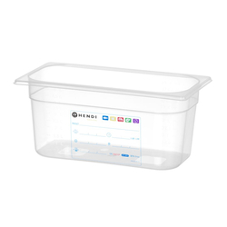 Hendi Gastronorm-Behälter 1/3, GN 1/3, 5,7L, Transparent, 325x176x(H)150mm