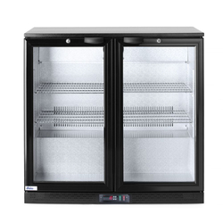 Arktic Kühlschrank mit doppelter Tür auf der Rückseite, 158L, Schwarz, 220-240V/160W, 900x530x(H)870mm