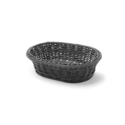 Hendi Brotkorb, oval, Schwarz, 250x190x(H)65mm