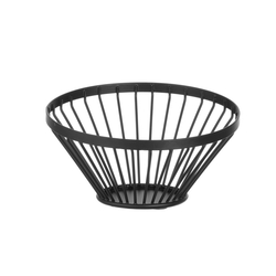 Hendi Obstkorb, abgerundet schwarz, ⌀150x(H)80mm