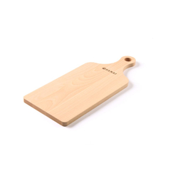 Hendi Schneidbrett mit Griff, Holz hell, 390x160mm
