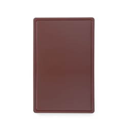 Hendi Schneidbretter HACCP Gastronorm 1/1, GN 1/1, Braun, 530x325mm