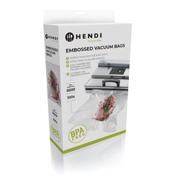 Hendi Vakuum-Kochbeutel, geprägt, 100 Stk., 150x250mm