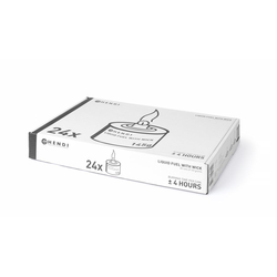 Hendi Flüssigbrennstoff mit Docht, Brenndauer ± 6 Stunden, 6 Stk