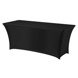 Hendi Tischhusse, rechteckig, 810910 + 810897, Schwarz, 1830x760x(H)730mm