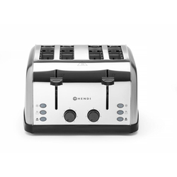 Hendi Toaster 4-fach, 240V/1500W, 295x335x(H)180mm