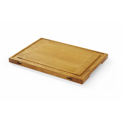 Hendi Servierbrett aus Eichenholz, 370x270x(H)20mm