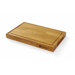 Hendi Servierbrett aus Eichenholz, 420x280x(H)40mm