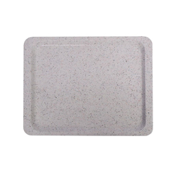 AmerBox Polyestertablett für Selbstbedienungsrestaurants, GN 1/1, Granit, 530x325mm