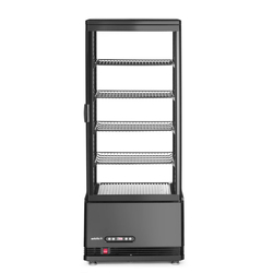 Arktic Aufsatz-Kühlvitrine 98 Liter, Schwarz, 230V/210W, 444x397x(H)1100mm